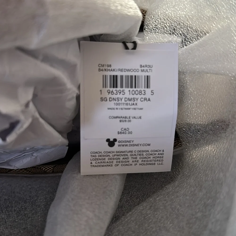 NWT Disney X Coach
Dempsey Carryall in Sig Jacquard
Mickey Mouse Msrp:$528 - Picture 13 of 13